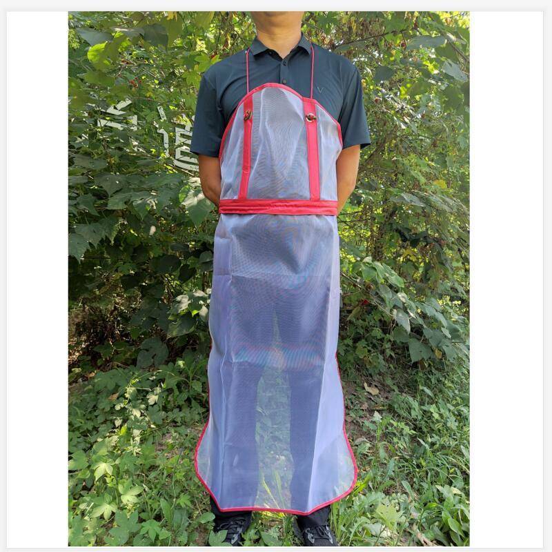 产地园林园艺割草网纱围裙园林作业劳保防护服外贸出口