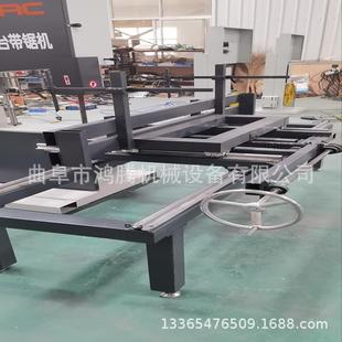 生产MJ344小型带锯机石墨切割滑轨推台带锯机配合金锯条耐用