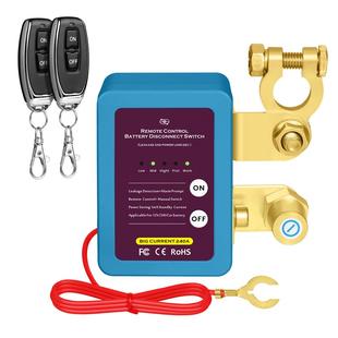 汽车电瓶断电开关12V电池断电器配件负极防漏电开关自动断电