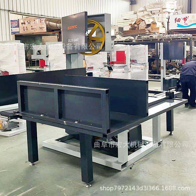 弧形圆形材料切割带锯机宏大推台进出切割材料锯床立式木工锯,机械设备,其他机械设备,淘宝优惠券,粉丝福利购,淘宝优惠卷