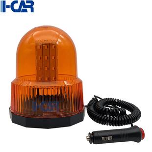 40led汽车警示灯车顶磁吸旋转爆闪灯工程卡车叉车顶信标灯12-24v