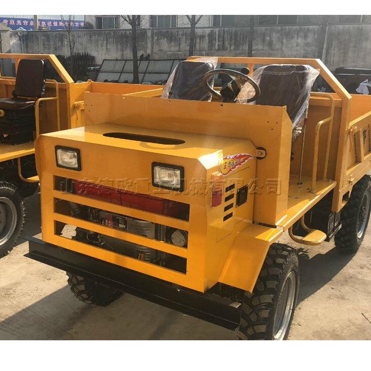广西四川柴油工程四轮车后翻自卸农用三马子工程运输自卸翻斗车