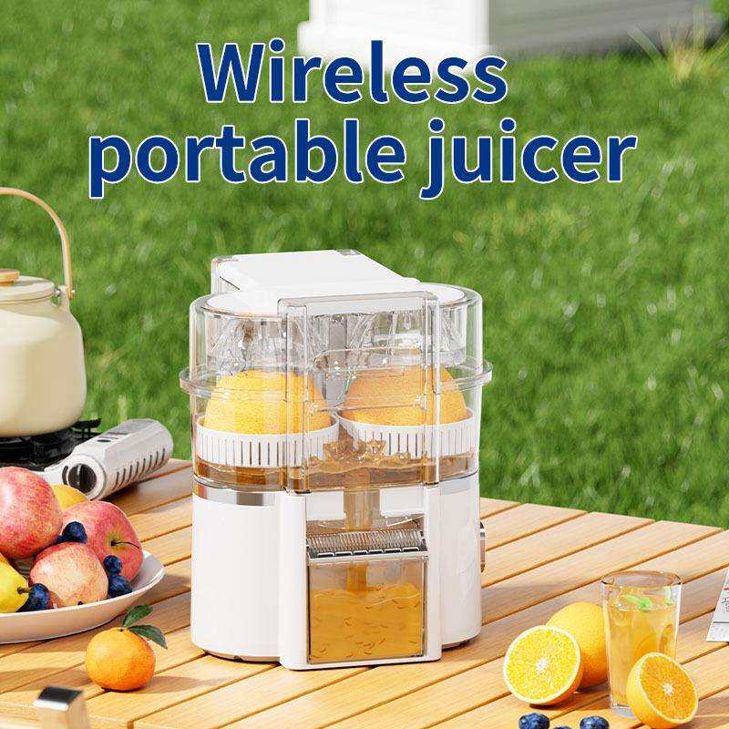 新款双头榨汁机榨汁分离自动升降柳橙机juicer便携原汁机
