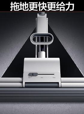 大卫胶棉拖把38cm海绵头杆132cmM12巨无霸滚轮式大号DJ-M1204