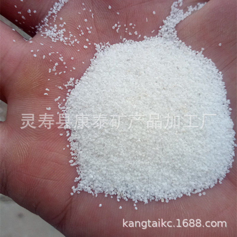 供应雪花白各种型号圆粒砂质感砂型号齐全