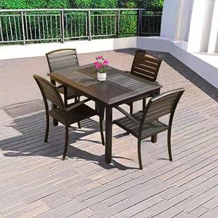 户外塑木桌子椅子公园别墅酒店旅游景点露台阳台花园大排档夜市桌