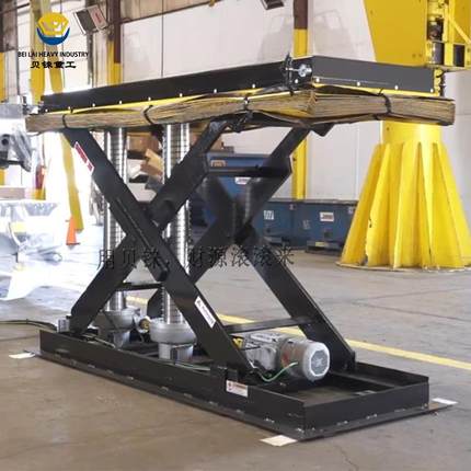 剪叉式螺杆丝杠升降机电动钢性链剪式高精度双螺旋升降机