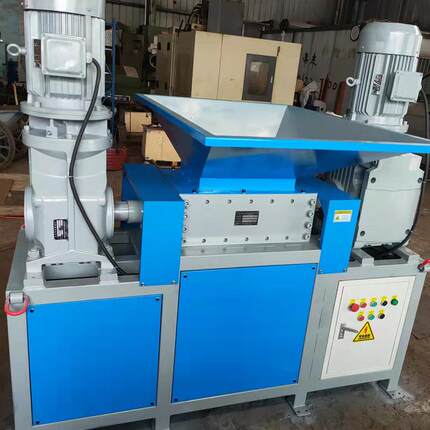 小型双轴撕碎机小型双动力双轴撕碎机撕碎机厂家固废撕碎机