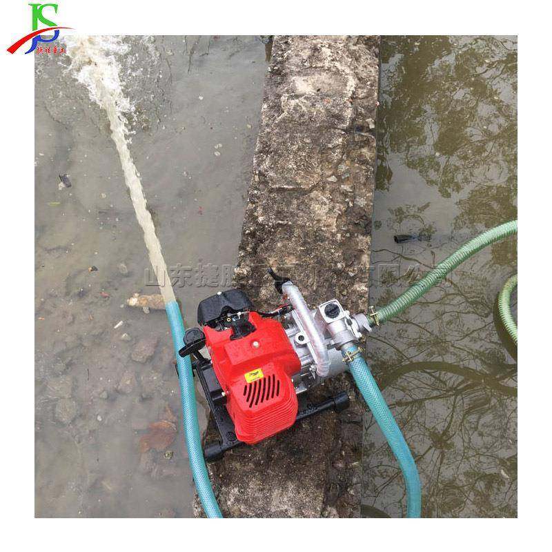 农作物浇水施肥机械化喷灌设备二冲程汽油机自吸水泵汽油水泵