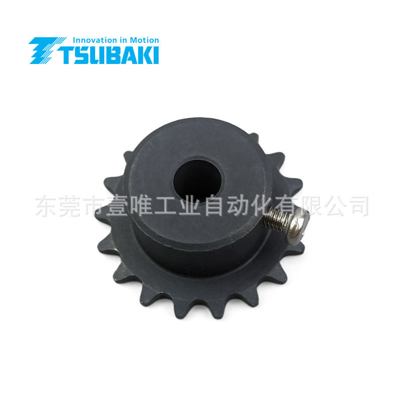 TSUBAKI工业2分链轮RS25-1B16T-8成品内孔8mm带圆头螺钉齿轮盘