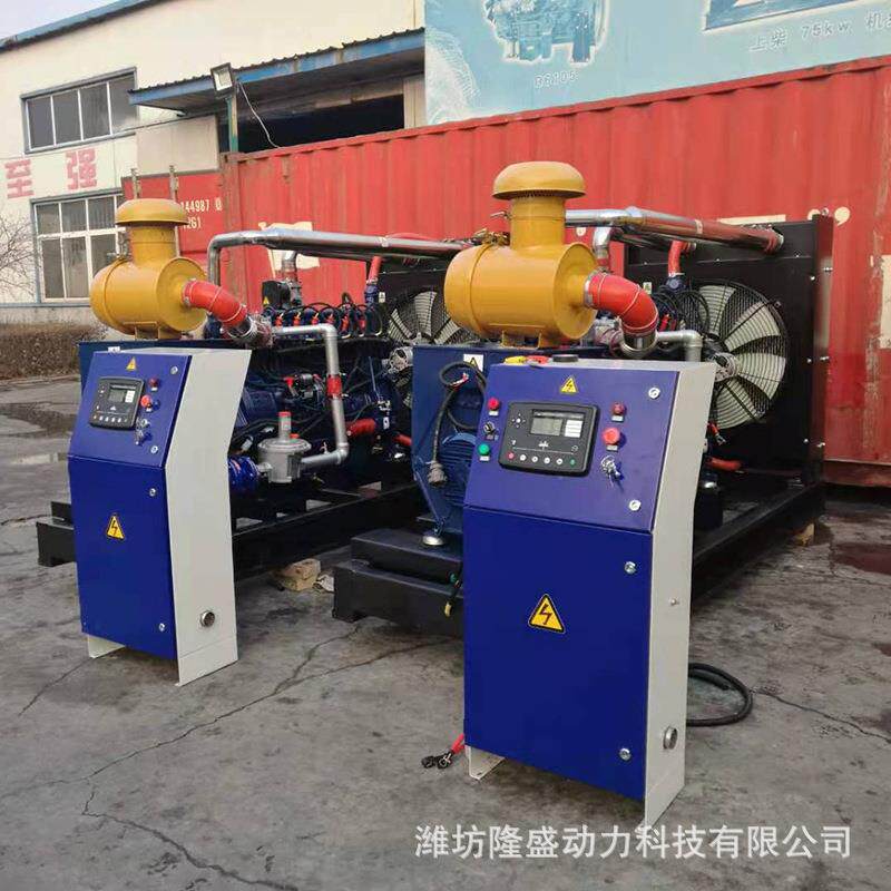 发电机100KW沼气发电机组农业废弃物资源化沼气并网发电工程