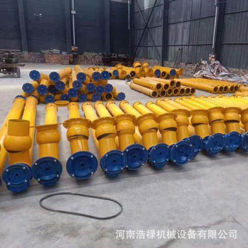 蛟龙式混凝土粉煤灰螺旋机垂直圆管螺旋输送机水泥罐用螺旋泵
