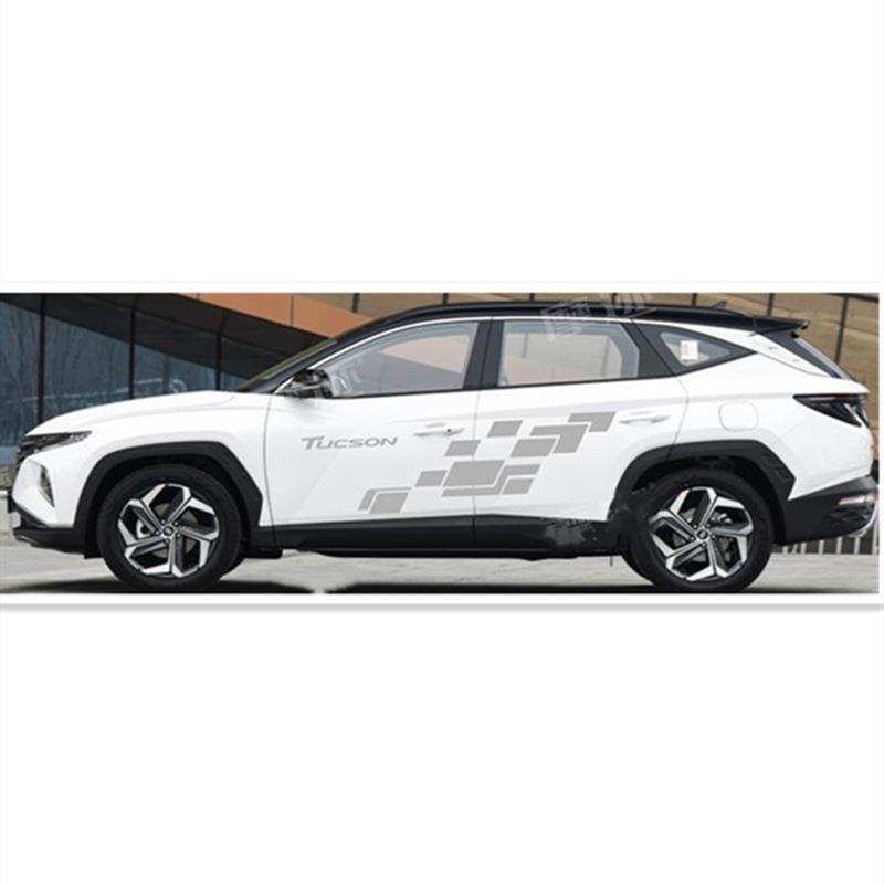 适用于现代Tucson途胜车门装饰贴纸改装个性车贴A548
