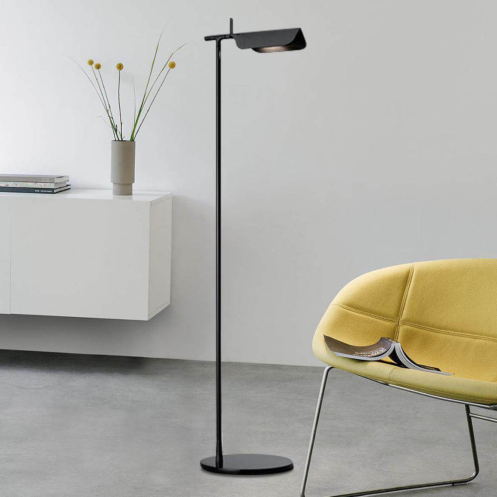 客厅现代简约卧室床头台灯立式极简样板房LED床头灯高颜值落地灯