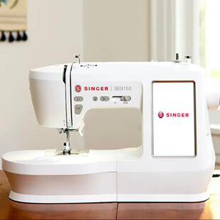 胜家singer新品9155绣花缝纫一体机家用绣花全自动超值礼包