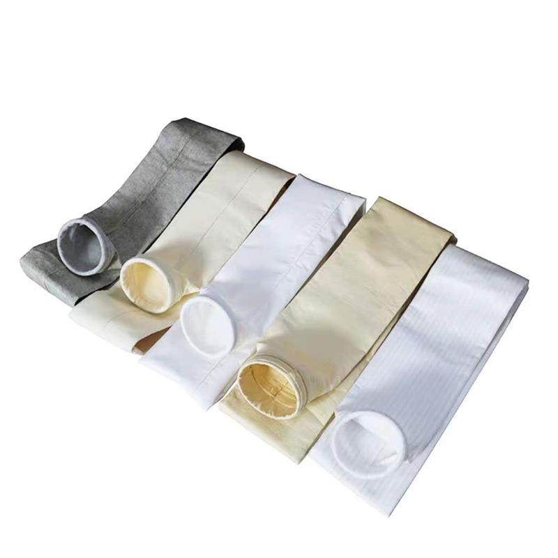 褶皱除尘布袋覆膜骨架除尘器用异形玄武岩防尘防静电水泥滤袋