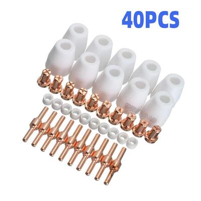 跨境PT31 温州40A等离子切割配件LG40保护嘴分流器喷嘴电极40PCS