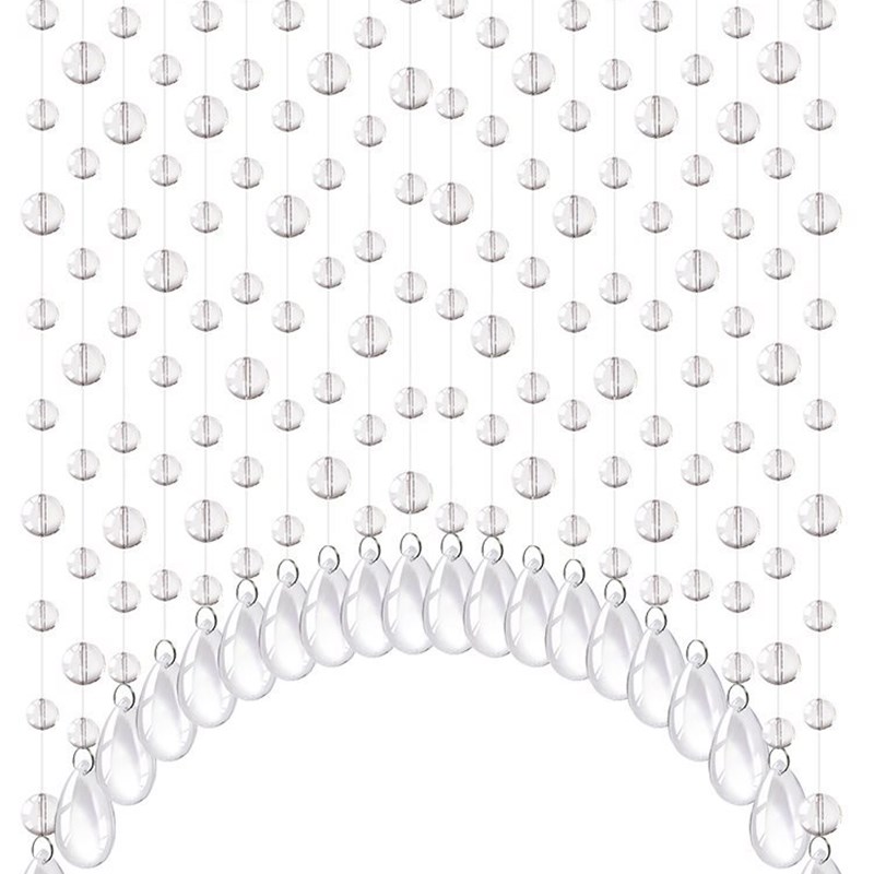 水晶珠帘门帘隔断帘子客厅过道装饰家用窗帘卧室玄关挂帘网红珠链