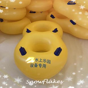 工厂直供水上乐园专用PVC充气皮筏耐磨双人皮筏子滑水圈橡皮艇