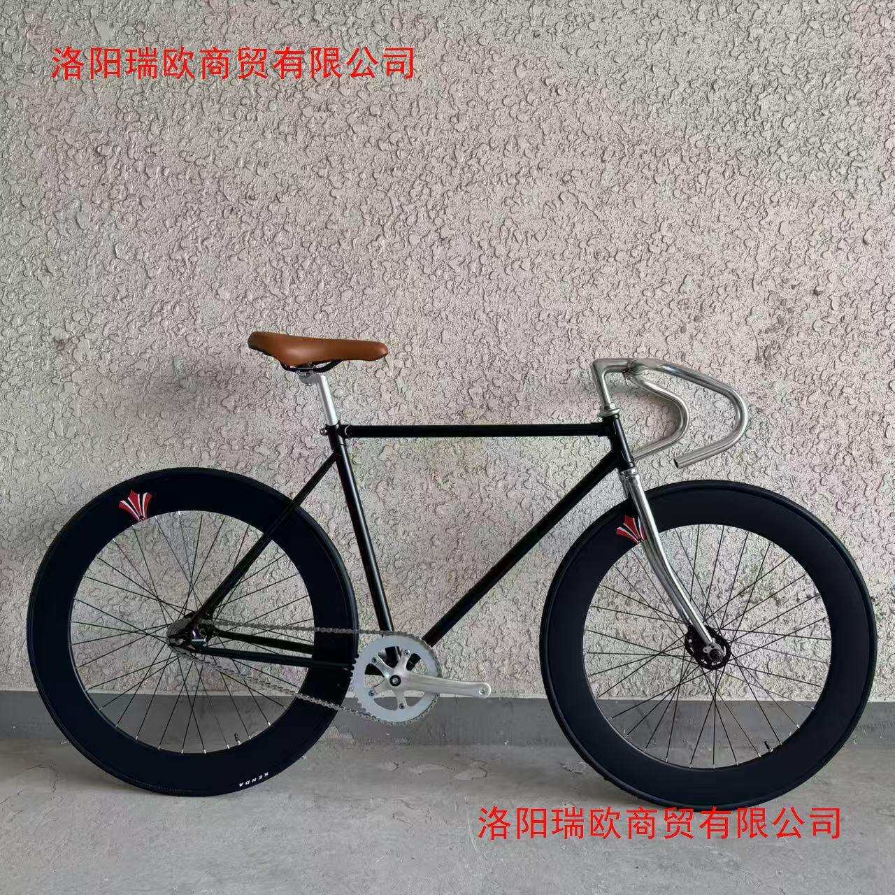 死飞自行车复古单车电镀烤漆男女学生倒骑倒刹活飞固齿优选