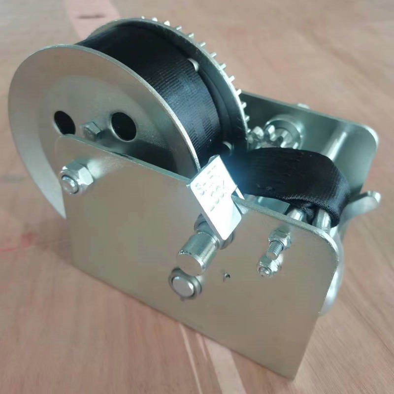 手摇绞盘手柄双向自锁式小型便携式卷扬机手动钢丝绳牵引升降机