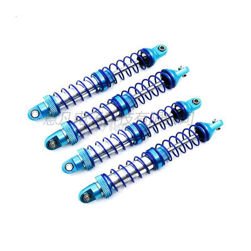 1/10攀爬车TRX4模型配件仿真油压避震器SCX10 D90车架金属减震器