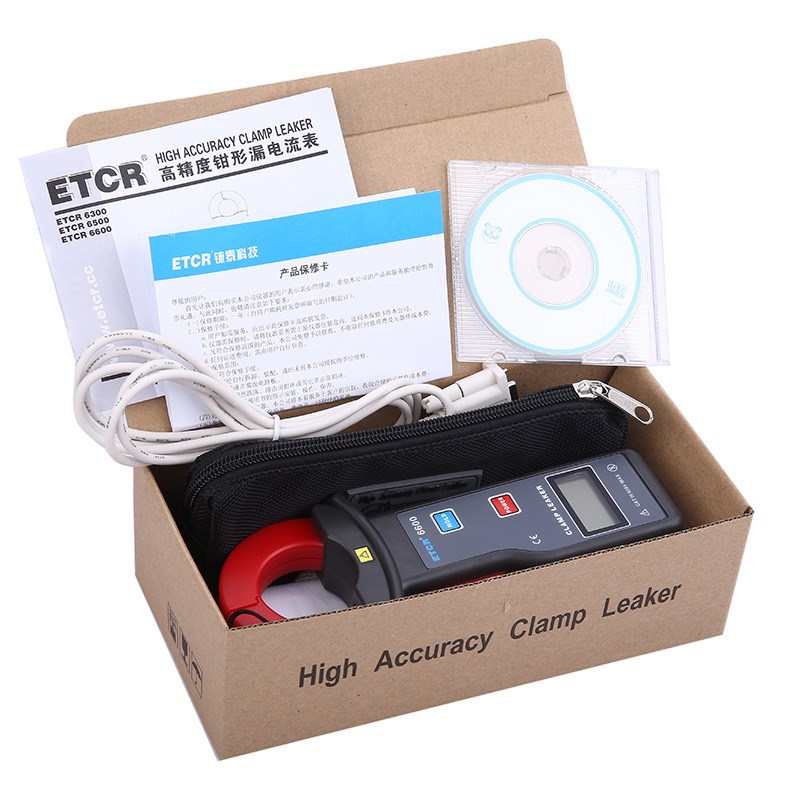 钳形电流表毫安级电流钳表高精度交流钳表1mA铱泰ETCR6600