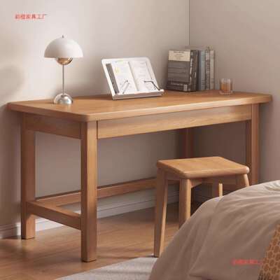 实木书桌家用学习桌卧室电脑桌学生学习写字桌办公桌简约现代桌子