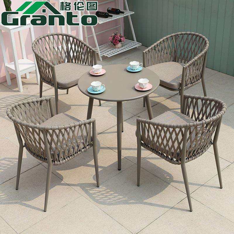 北欧户外拉绳小桌椅阳台庭院花园餐桌椅简约室外休闲绳编椅子套装,模玩/动漫/周边/娃圈三坑/桌游,模型制作工具/辅料耗材,淘宝优惠券,粉丝福利购,淘宝优惠卷