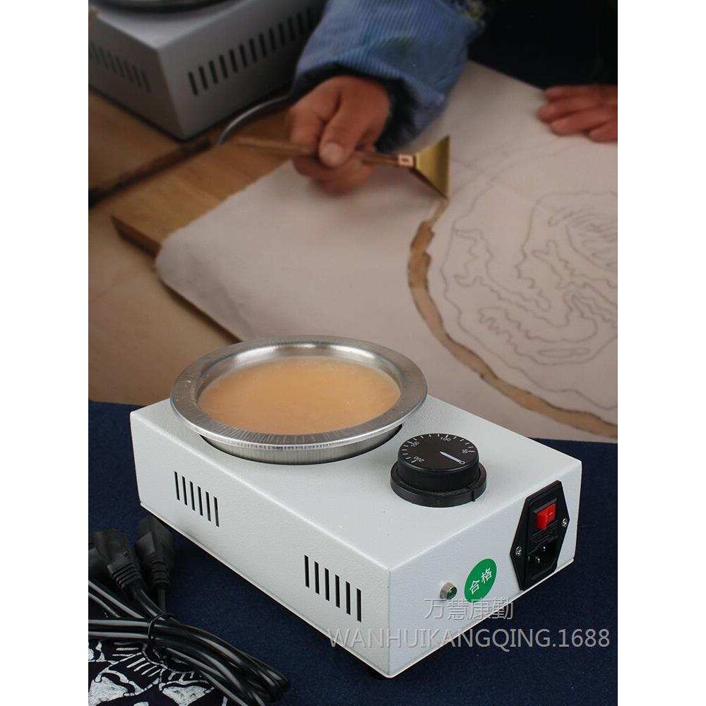 蜡染工具材料熔蜡炉熔蜡锅化蜡器化蜡锅融蜡炉机器锅恒温送混合蜡
