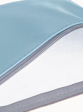 20件颜色：蓝色材质：PU钱袋银行存款袋带拉链硬币钱袋,适用