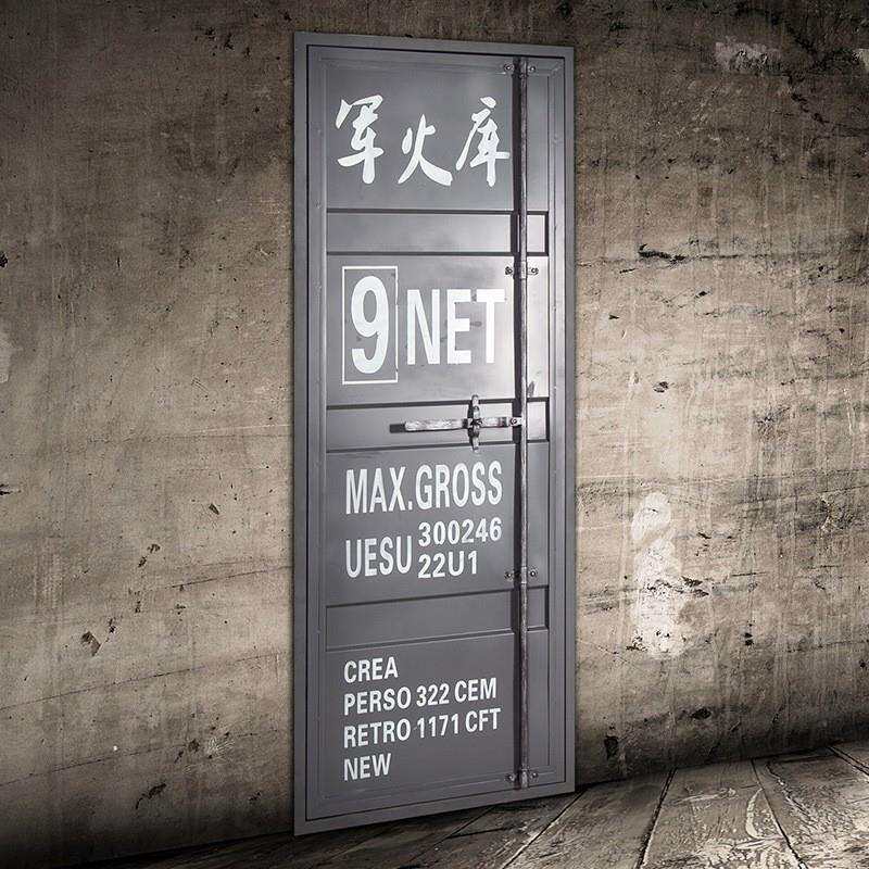 美式家具loft集装箱室内门复古卫生间餐厅洗手间酒吧工业风铁艺门