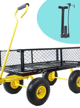 XY工具车手推车平板车拖车老虎车烤地瓜车可折叠网车侧挡可拆卸
