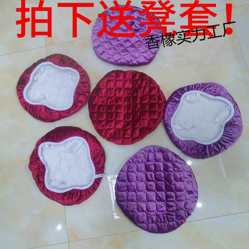 加厚不锈钢凳圆凳子耐用 家用餐饮酒席会场圆凳子