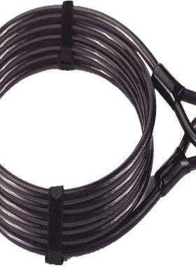 自行车防盗锁电缆，15ft / 450cm长编织钢丝挠性锁电缆12mm厚