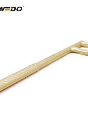 WEDO维度防爆工具 防爆防滑轧花F扳手 铝青铜防滑F扳手AL174B