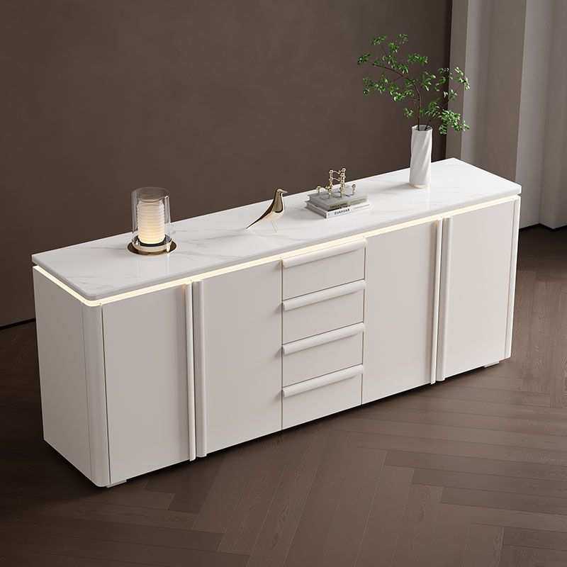 高端实木烤漆斗柜轻奢餐边柜落地电视柜卧室床尾柜客厅边柜大容量