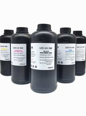 UV墨水爱普DX5 XP600喷头TX800UV平板打印机柔硬性LED uv墨水