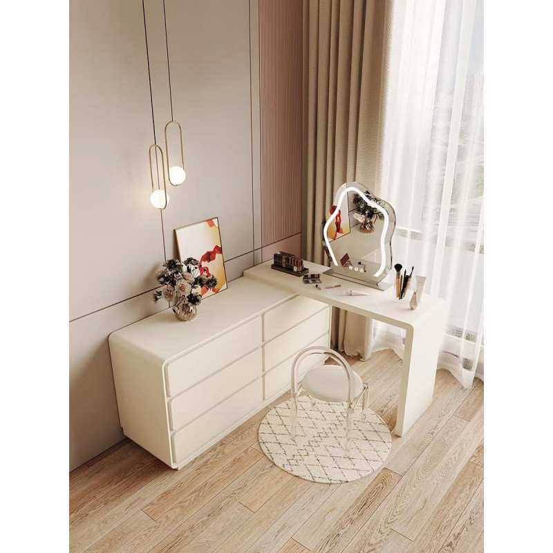 Yla实木梳妆台收纳柜现代简约卧室化妆台斗柜一体书桌小户型化妆,模玩/动漫/周边/娃圈三坑/桌游,模型制作工具/辅料耗材,淘宝优惠券,粉丝福利购,淘宝优惠卷