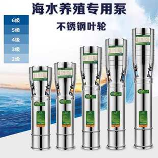 304不锈钢多级潜水泵 海水养殖专用泵高扬程抽水泵