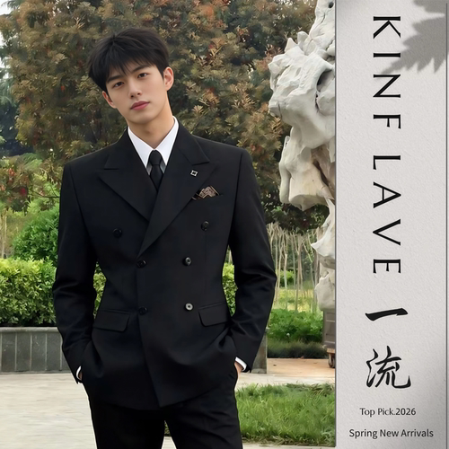 男士西服西裤西服套装修身伴郎结婚正装春秋季新款商务休闲职业