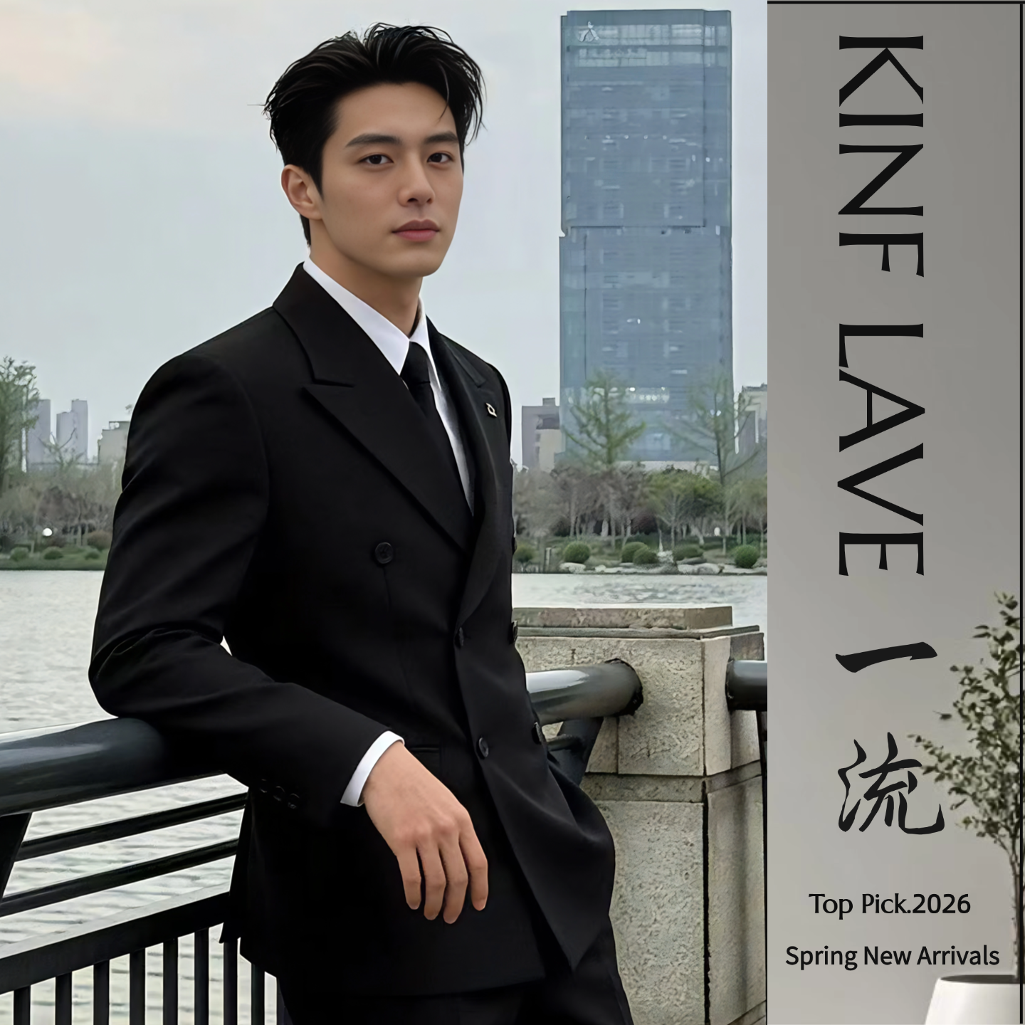 新郎春季西服套装男商务职业正装结婚礼服休闲英伦风修身西服外套