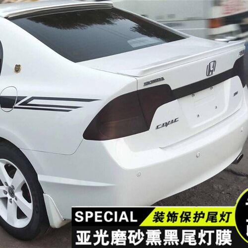 适用八代思域大灯尾灯膜改装灯膜砂亚光熏黑透光磨砂车灯贴纸