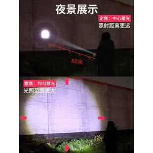 远程 可充电 耐 迷你手电 便携 863超亮 用 儿 眼强光筒