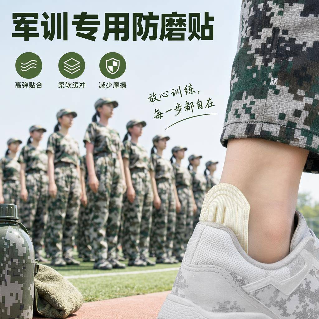 运动鞋后跟贴男女鞋大改小防掉跟军训防磨脚后跟神器调鞋码半码垫
