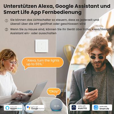 欧规开关WiFi智能灯开关 适配AlexaGoogle涂鸦智控APP远程控制