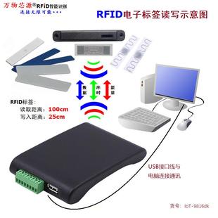 超高频RFID读写发卡器天线图书馆标签915M远距离扫描盘点系统模块