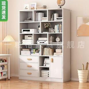 多层简易书柜书架简约落地置物架客厅家用学生省空间储物收纳书柜