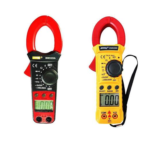 滨江BM528A数字D电子钳形多用表自动关机错档不烧600A电阻电流