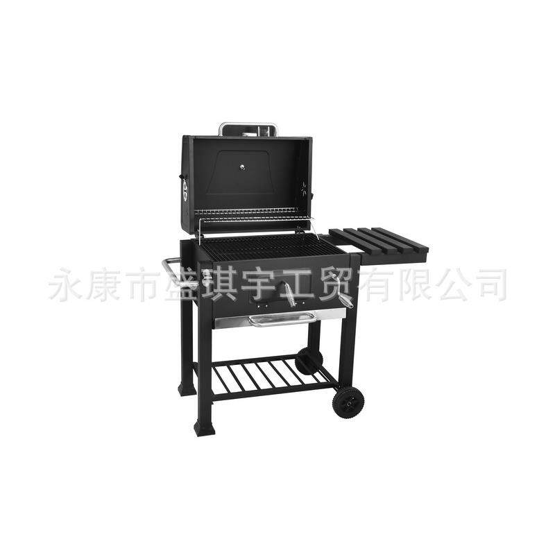 大型bbq烧烤炉大方形户外烧烤架烤全羊熏烤炉烟熏炉大炉